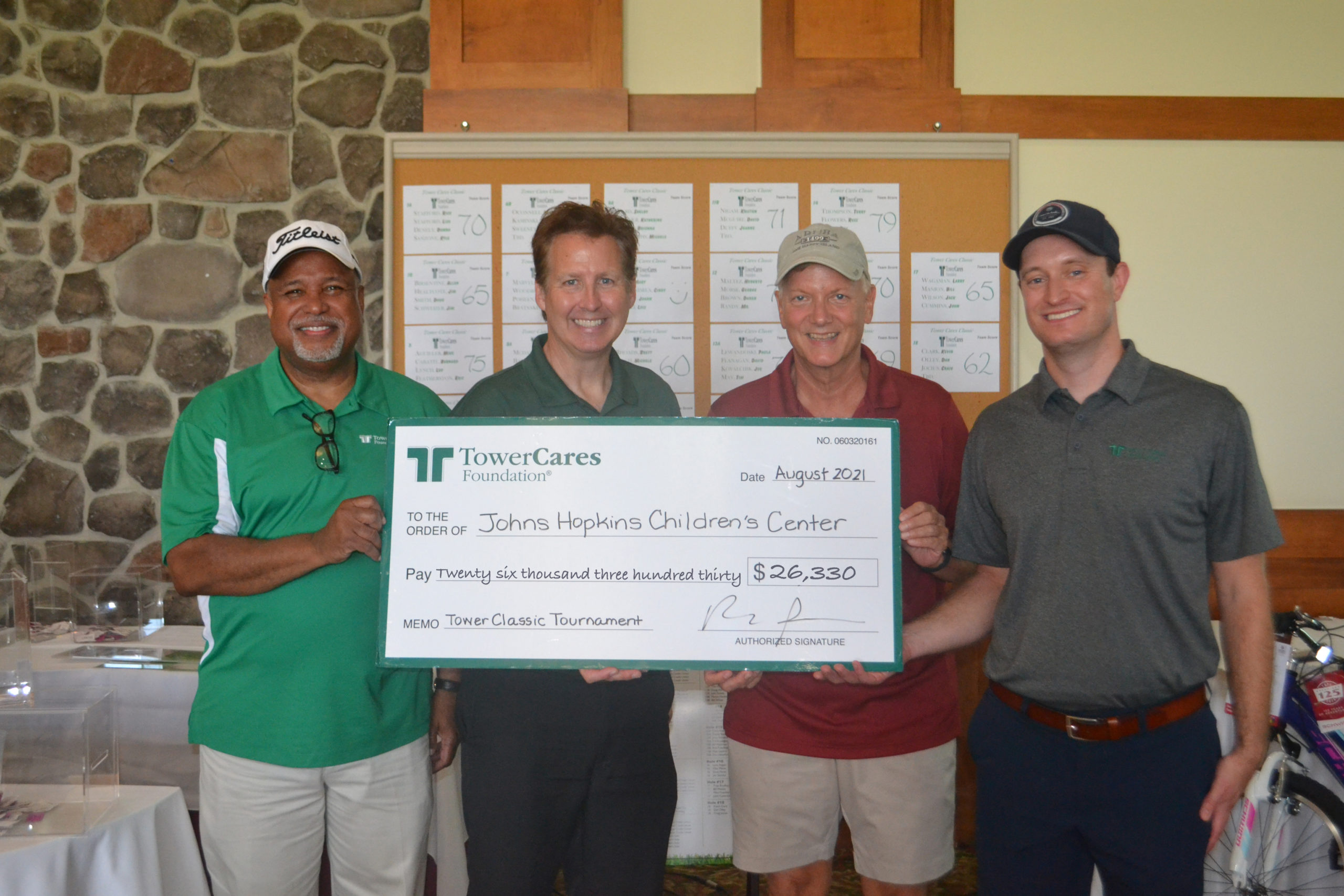 2021 Tower Classic Golf Tournament Raises Over 26,000 for the Johns